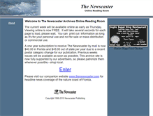Tablet Screenshot of newscasterarchives.com